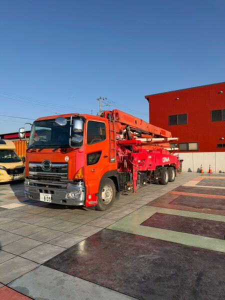 画像：極東開発工業 コンクリ―トポンプ車 PY120A-33B